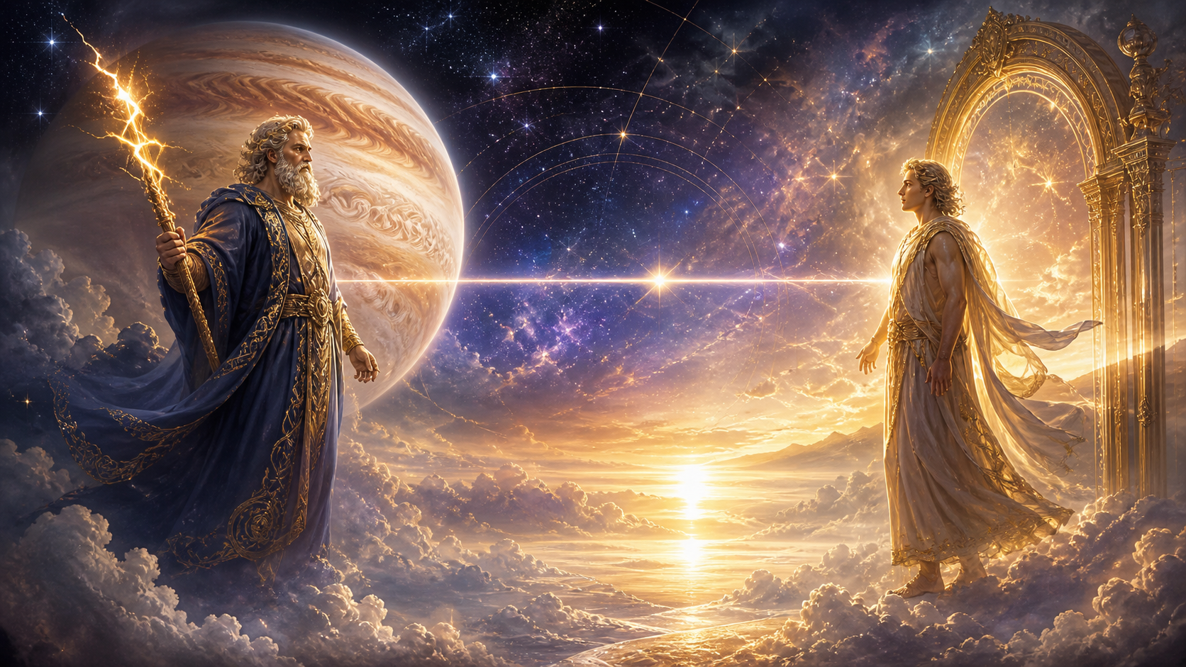 Ascendanten opposition Jupiter i horoskopet