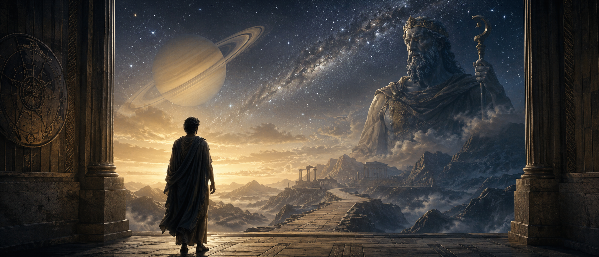 Ascendanten i aspekt til Saturn i horoskopet