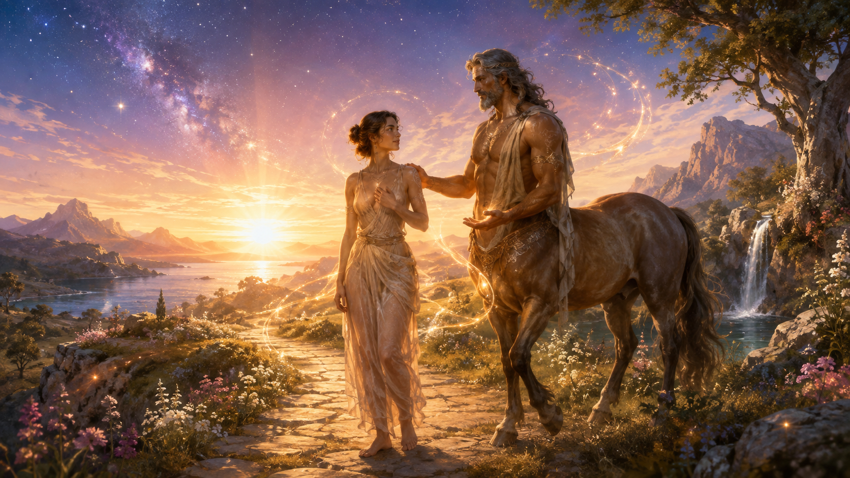 Ascendanten sextil Chiron i horoskopet