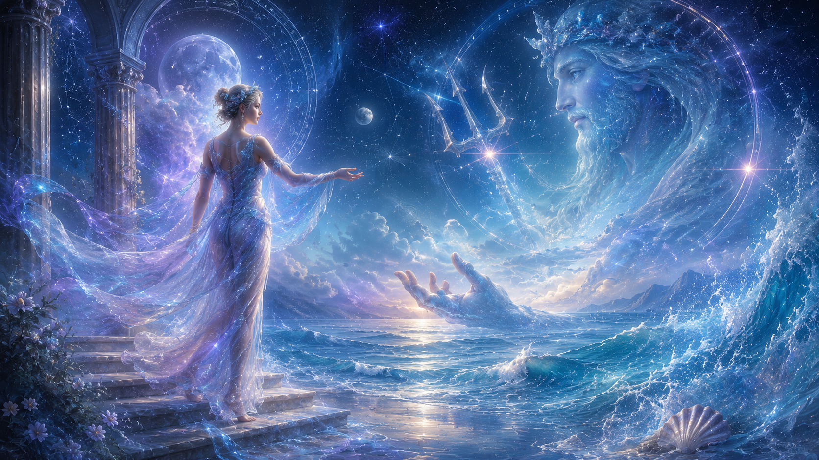 Ascendanten trigon Neptun i horoskopet