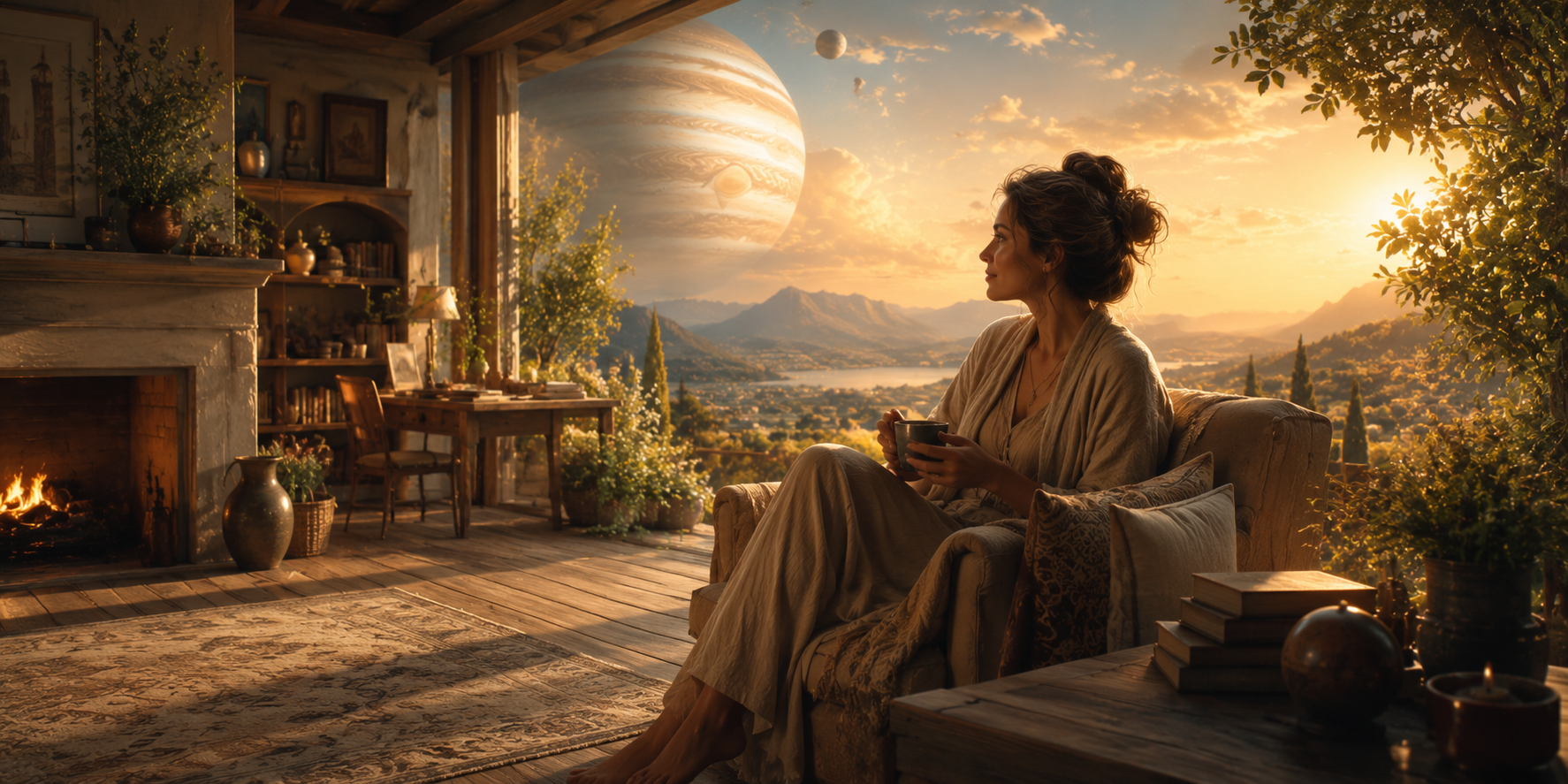 Jupiter i 4. hus