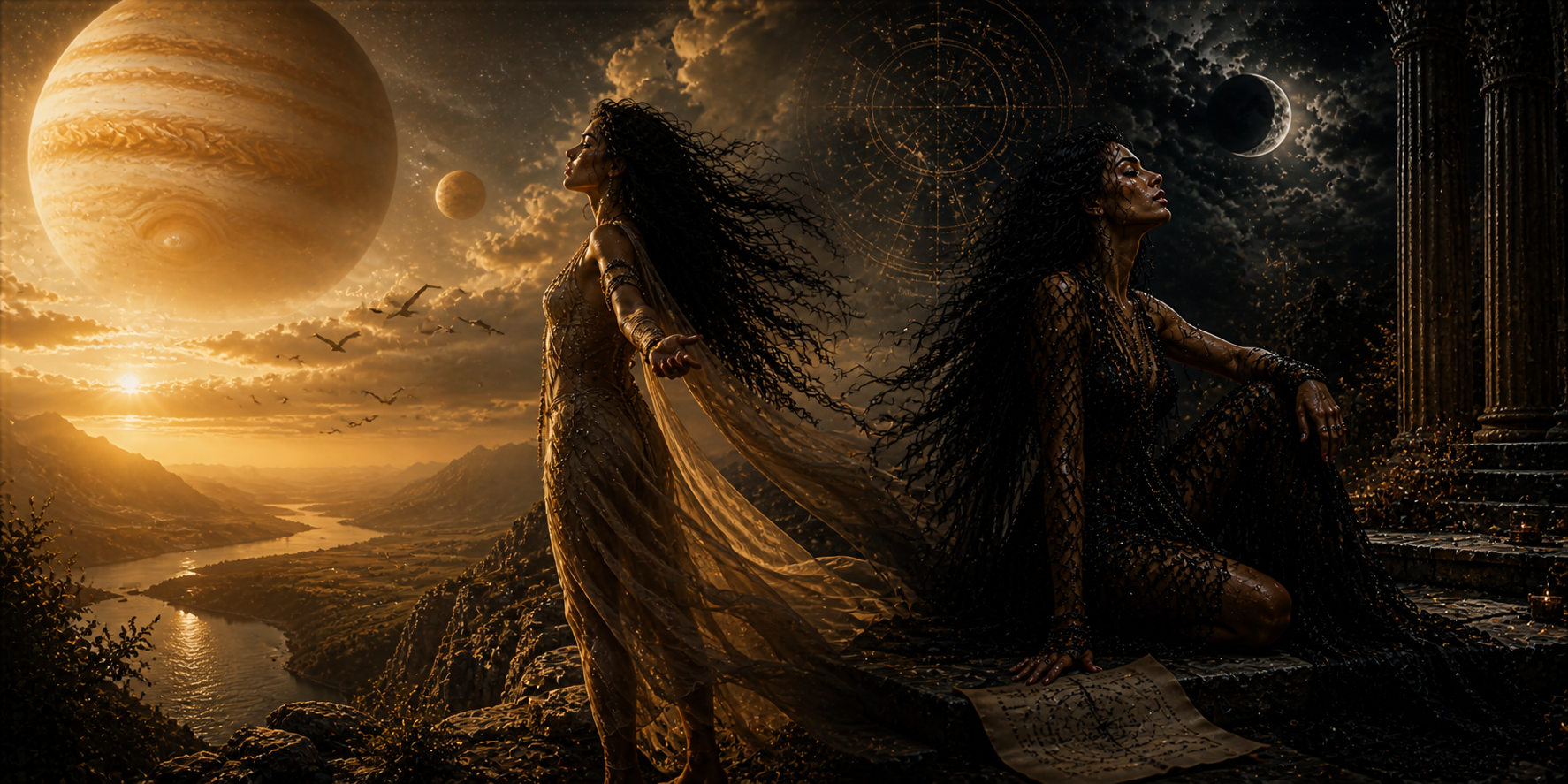 Jupiter i aspekt til Lilith