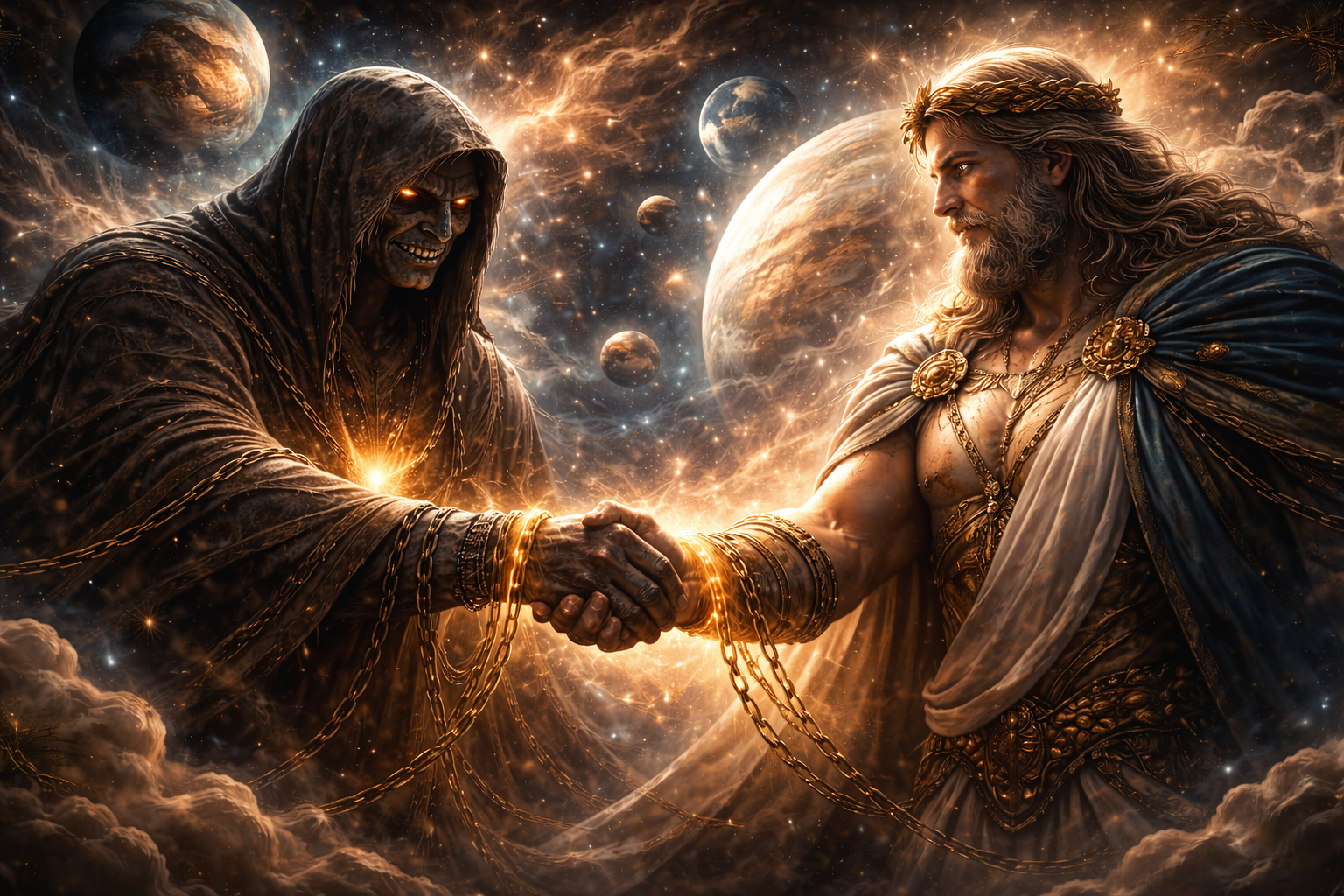 Jupiter i aspekt til Orcus