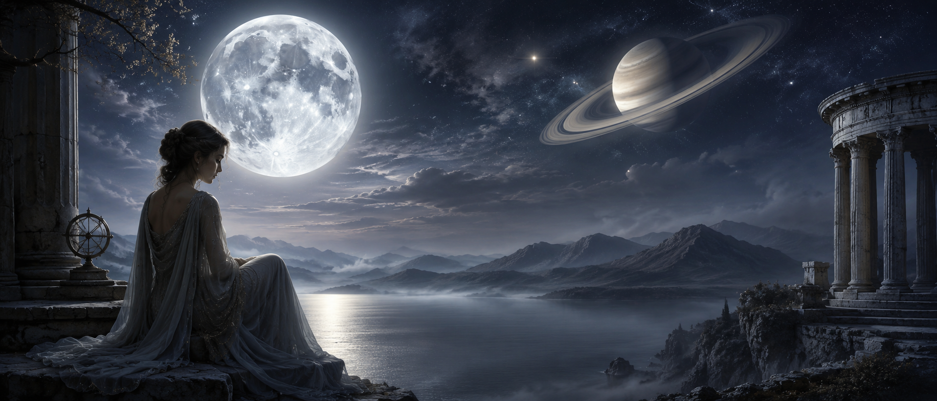 Månen i aspekt til Saturn i horoskopet