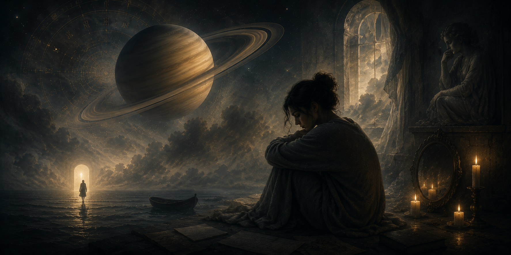 Saturn i 12. hus