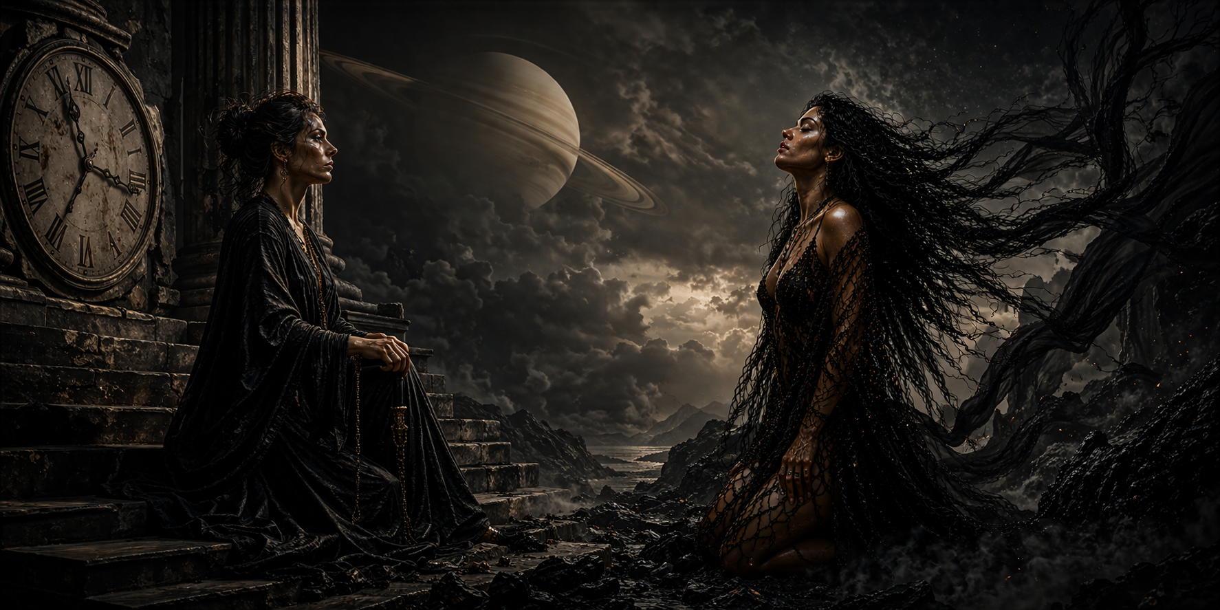 Saturn i aspekt til Lilith