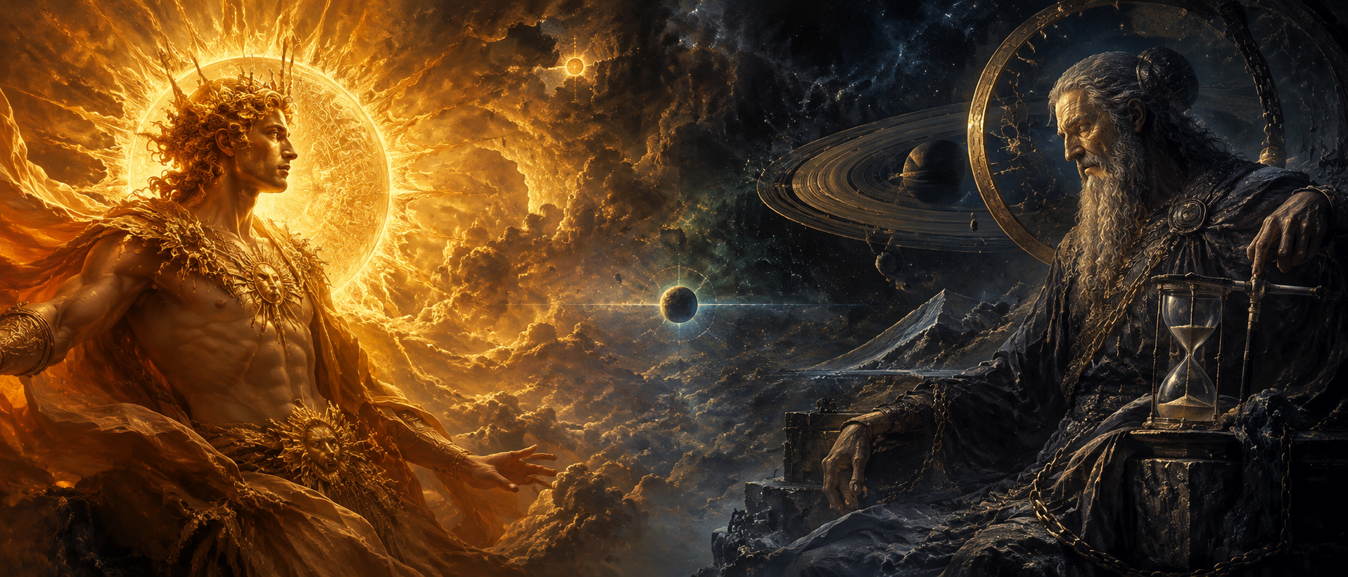 Solen opposition Saturn i horoskopet