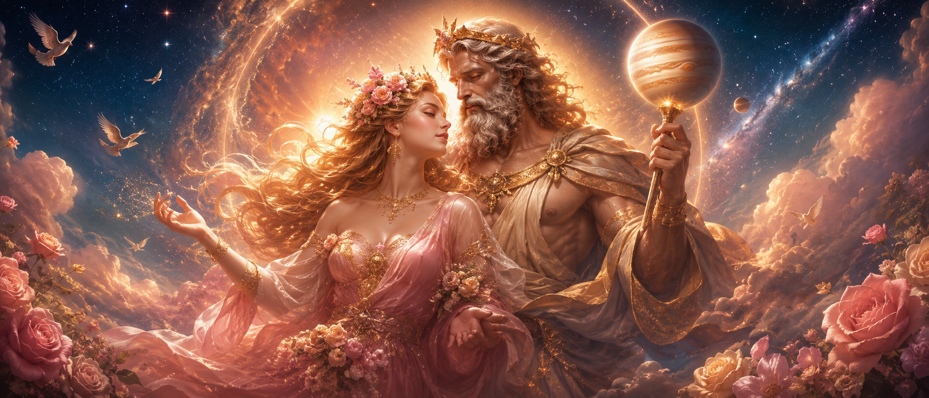 Venus konjunktion Jupiter i horoskopet