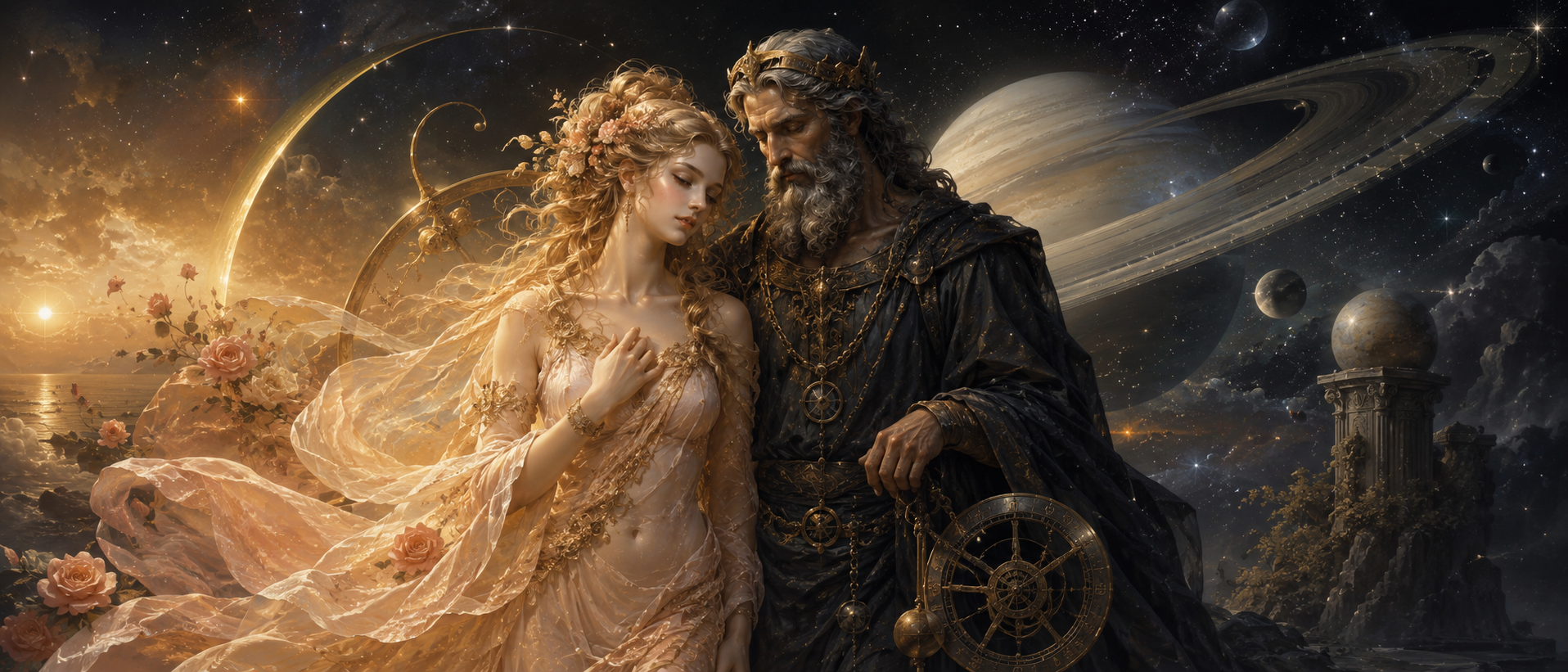 Venus konjunktion Saturn i horoskopet