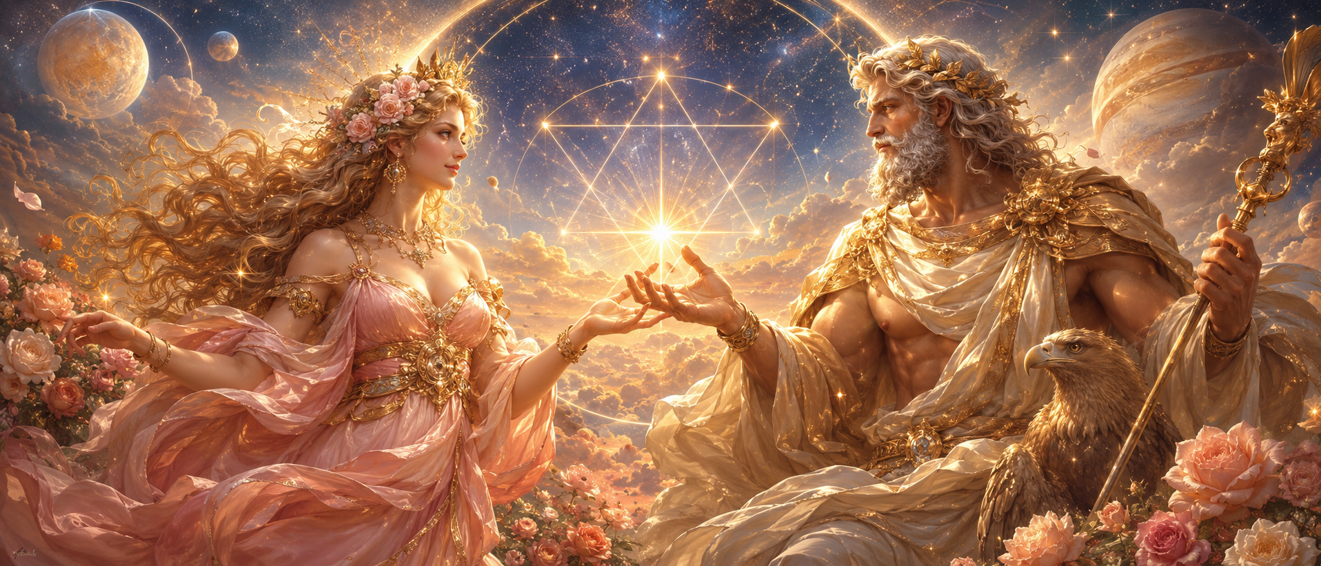 Venus sextil Jupiter i horoskopet